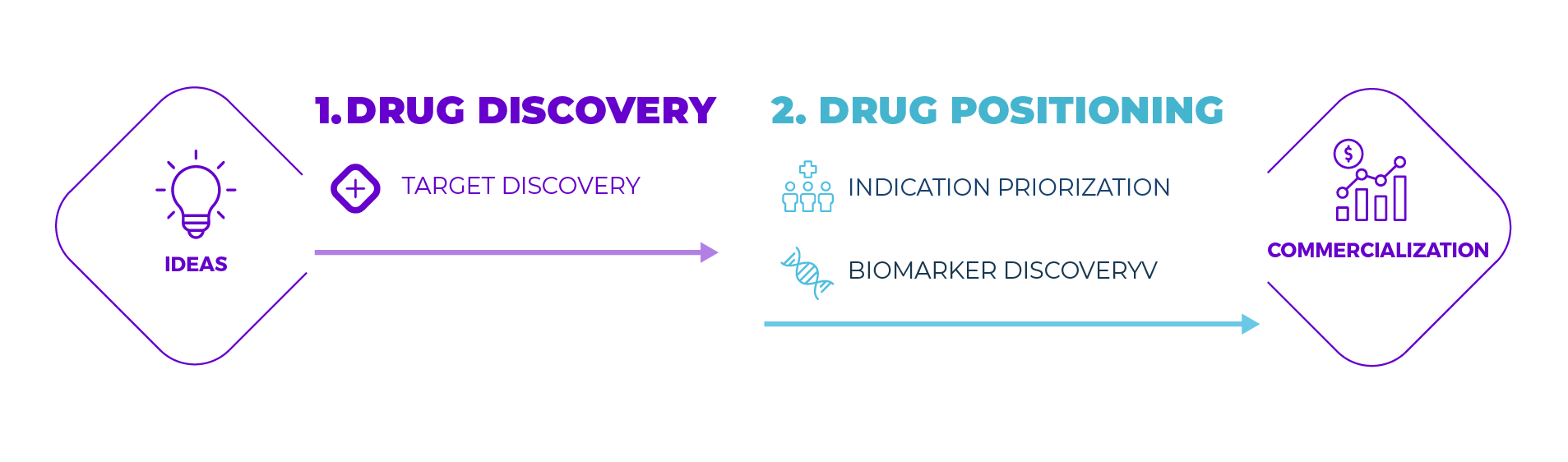 Drug discovery and drug positioning pipeline